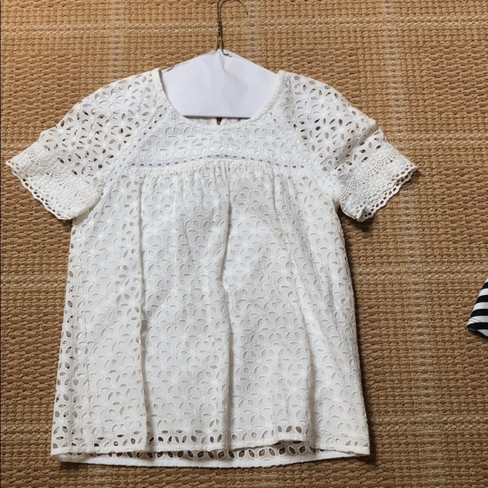 Women’s eyelet shirt from J. Crew